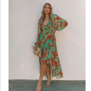 Vici high low maxi dress